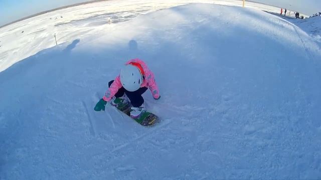 Часть 4. Учим ребёнка кататься на сноуборде. Техника падения вставания и переворота. смотреть онлайн