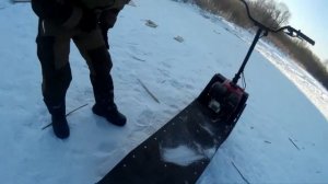 Самодельный снегокат