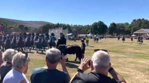 2022 Ballater Highland Games Opening Procession