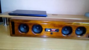 мощная колонка Bluetooth Soundbar своими руками DIY 60w !