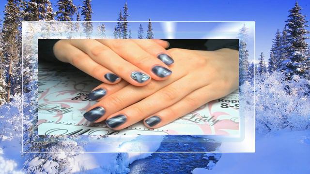 Зимний маникюр смотреть онлайн
