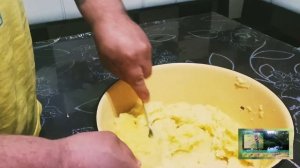 (34) Пирожки из картофеля с грибной начинкой и капустой !