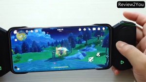 Xiaomi Mi 10 Pro + Black Shark Gamepad Genshin Impact Gameplay