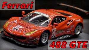 Ferrari 488 GTE  спорткар Модель машины Масштаб 1:43 Centauria Мини-копия автомобиля