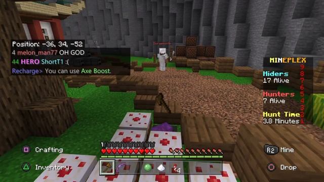 Minecraft PS4 Bedrock Edition - Playing JAVA Servers смотреть онлайн