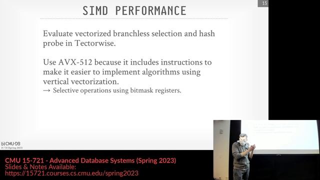10 - Query Vectorization vs. Compilation (CMU Advanced Databases / Spring 2023) смотреть онлайн