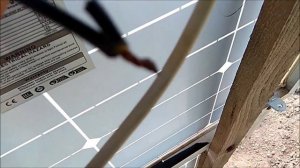 Состояние проводов солнечных панелей через год