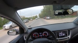 Hyundai Solaris (Accent) 2019 1.6 AT POV TEST DRIVE.