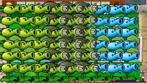 Gatling Pea Vs Snow Pea Vs Repeater Vs Giga Gargantuar Vs Dr Zomboss Plants vs Zombies Battlez