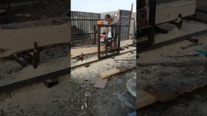 Пилорама из бензопилы урал