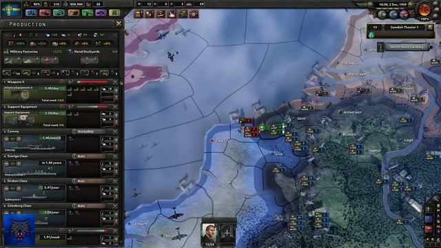 WAR WITH DENMARK! HEARTS OF IRON 4 SWEDEN EP. 2 смотреть онлайн