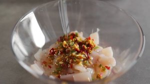 Брускетта с кальмарами  [ Рецепты Виталюр ]