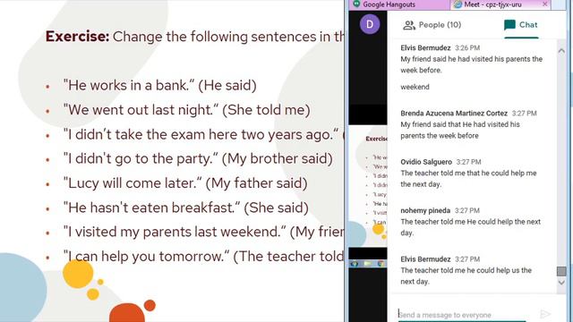Conference B208 - Use of Reported Speech (Statements/Questions and Instructions) смотреть онлайн