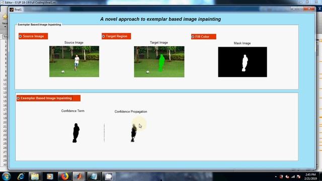 Image Inpainting | Image Processing Projects | MATLAB