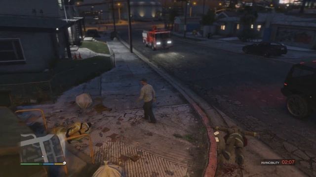 GTA V vagos kills firefighter part 67 смотреть онлайн