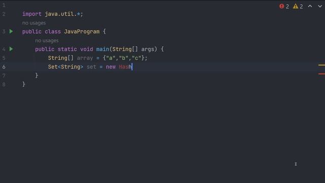 Java Program to Convert Array to Set (HashSet) | Java Examples смотреть онлайн
