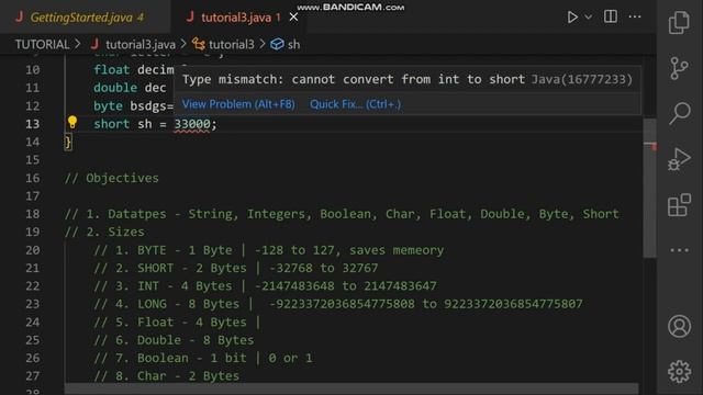 DATATYPES | JAVA FOR ABSOLUTE BEGINNERS смотреть онлайн