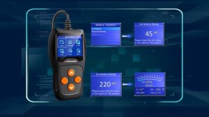 KW600 waveform show data car battery tester for all 12v cars