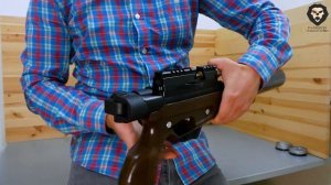 Пневматическая PCP винтовка Jager SP Карабин колба (6.35 мм, 400 мм, складной приклад, КСП)