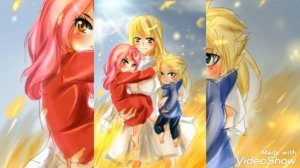 аниме клип хвост феи дети Нацу и Люси , Луна и Неш , "ты сказка ,ты чудо"