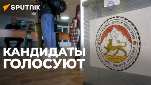 Как голосовали и что говорили кандидаты в президенты Южной Осетии – видео