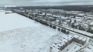 ЖК «Новая Гатчина» — аэросъемка СПБГуру. Декабрь 2017.