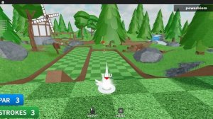 jumping in Roblox super golf