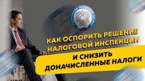 Как оспорить решение налоговой инспекции и снизить доначисленные налоги. Бизнес и налоги