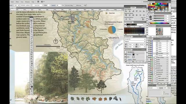 Raccoon Creek Water Trail Map смотреть онлайн