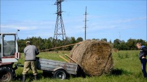 КМЗ 012.  Возим сено.