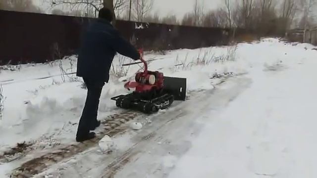 Отвал снегоходной приставки мотоблока смотреть онлайн