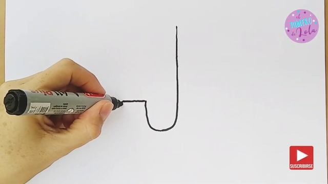 CÓMO DIBUJAR LA LETRA "J" En imprenta #comodibujarlaletraj смотреть онлайн