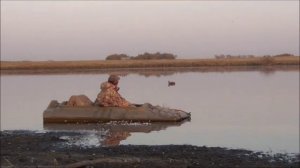 Лодка - плавучий скрадок, плоскодонка.