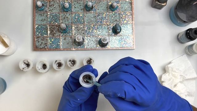 #129-Resin Chess pieces marble look alike смотреть онлайн