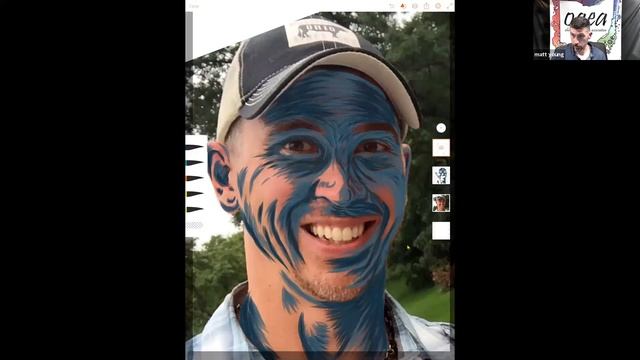 MAKING ART TOGETHER! IMPRESSIONIST VECTOR PORTRAITS смотреть онлайн