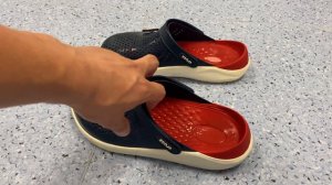 Отзыв  Сабо Crocs LiteRide Clog Navy/White