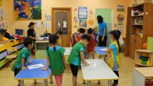 Занятие по ПДД в старшей группе д/с "Булжамуур"