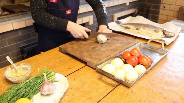 Форель в духовке с овощами от Ярослава + секретный соус на основе дижонской горчицы!
