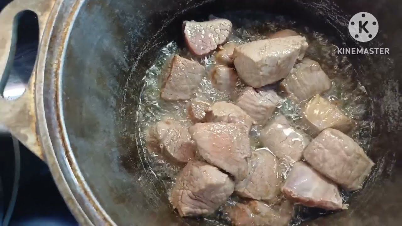 КАЗАН КАБОБ из говядины в КАЗАНЕ в домашних условиях!!! Вкусно и Легко! смотреть онлайн