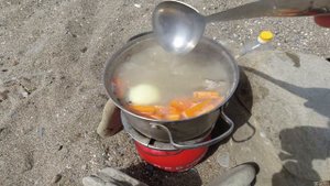 #proкухня Рецепт УХА из морского чёрта (скорпена), рецепт морской ухи, морская уха, уха из скорпены