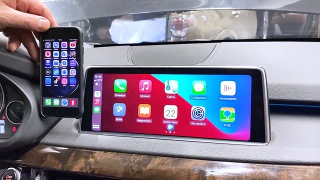 Замена монитора и джойстика BMW X5 (F15). CarPlay + Android смотреть онлайн