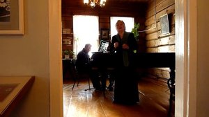 М. Толстой, А. Толстая.  Старинный романс "Мы вышли в сад".