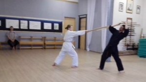 Кобудо. Тренировочные ката с традиционным японским оружием.