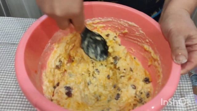 Манник из тыквы с лимонным сиропом. Очень вкусный десерт.