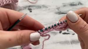 Красивый и аккуратный край спицами! Имитация фабричного набора петель!