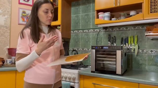 Яблочная пастила в сушилке Kitfort KT-1916. Обзор сушилки Kitfort KT-1916 смотреть онлайн