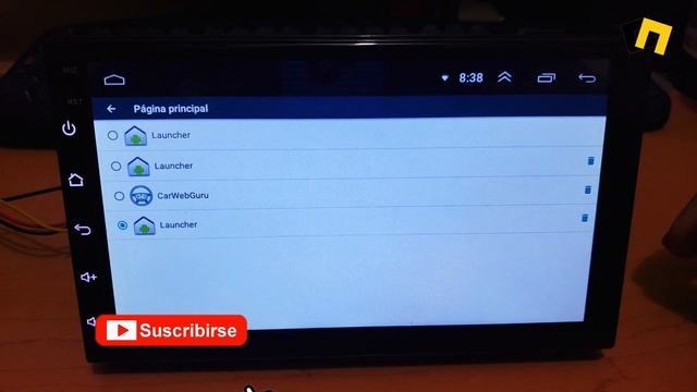 Launcher MOD Velocímetro 8227L Estereo Android смотреть онлайн