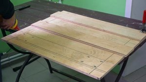 Тележка из фанеры, складная ручка, своими руками. Компактная - чтобы поместилась в багажник авто.