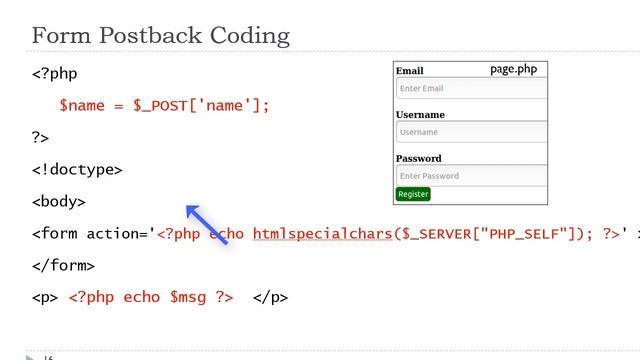PHP Form Postback – смотреть онлайн видео от PHP для новичков: уроки и ...