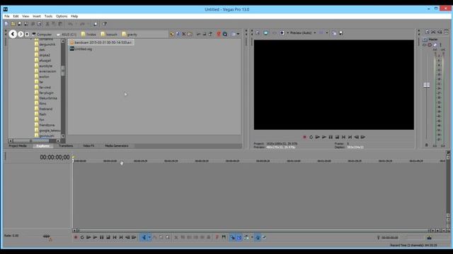 Sony Vegas не открывает mp4 avi mp3 mov решение смотреть онлайн
